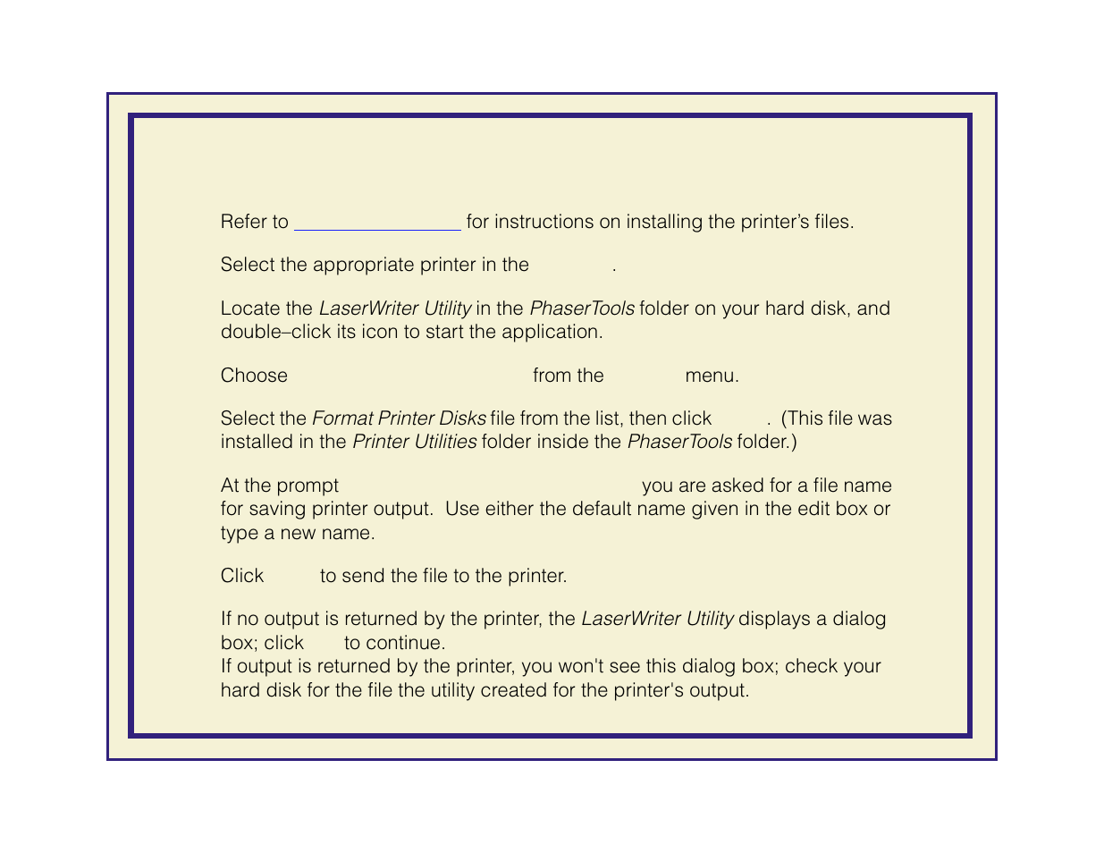 Macintosh users | Tektronix Phaser 600 User Manual | Page 511 / 798