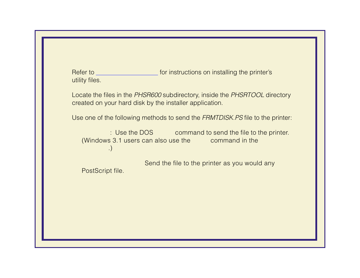 Pc and workstation users | Tektronix Phaser 600 User Manual | Page 512 / 798