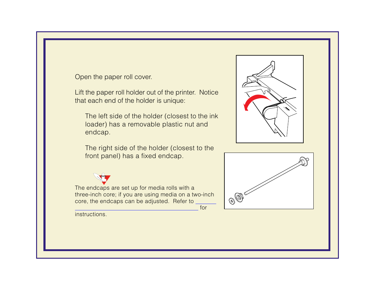 Loading the paper roll | Tektronix Phaser 600 User Manual | Page 56 / 798