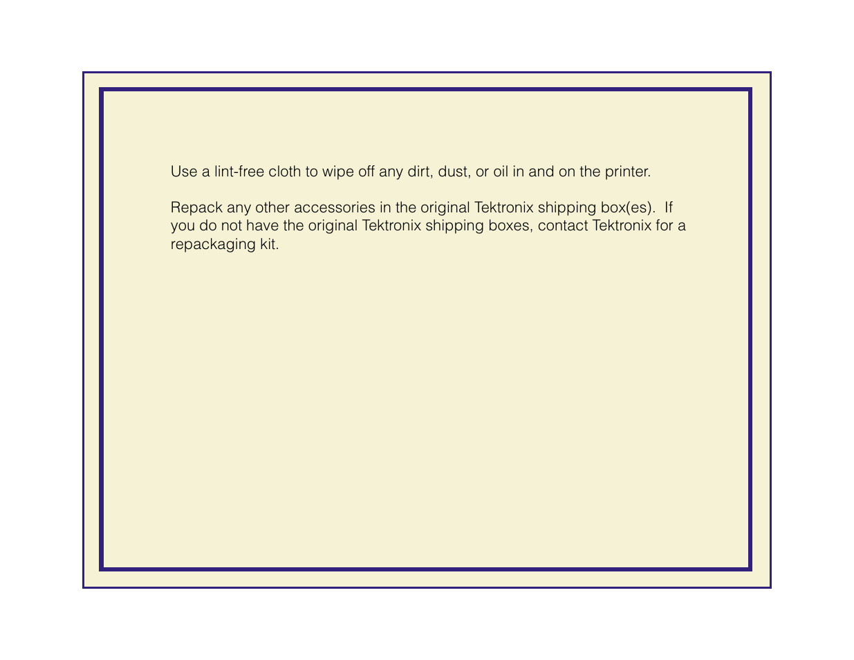 Clean-up | Tektronix Phaser 600 User Manual | Page 594 / 798