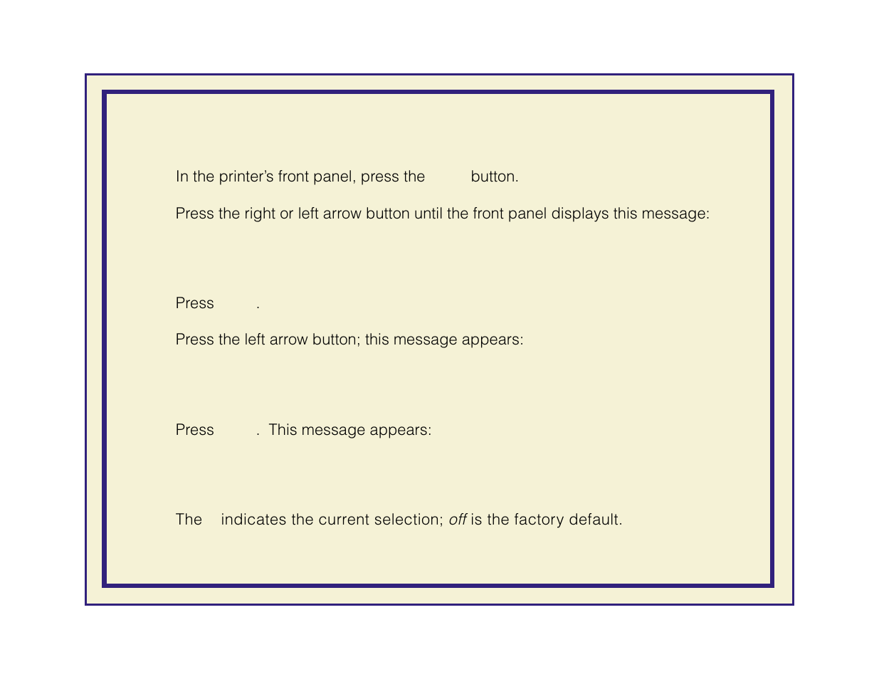 Using the error handler from the front panel | Tektronix Phaser 600 User Manual | Page 650 / 798