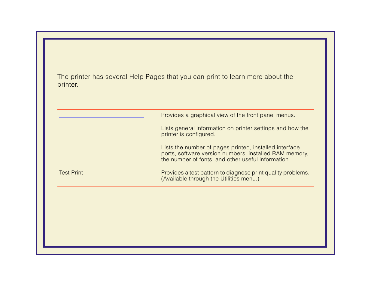 Help pages overview | Tektronix Phaser 600 User Manual | Page 712 / 798