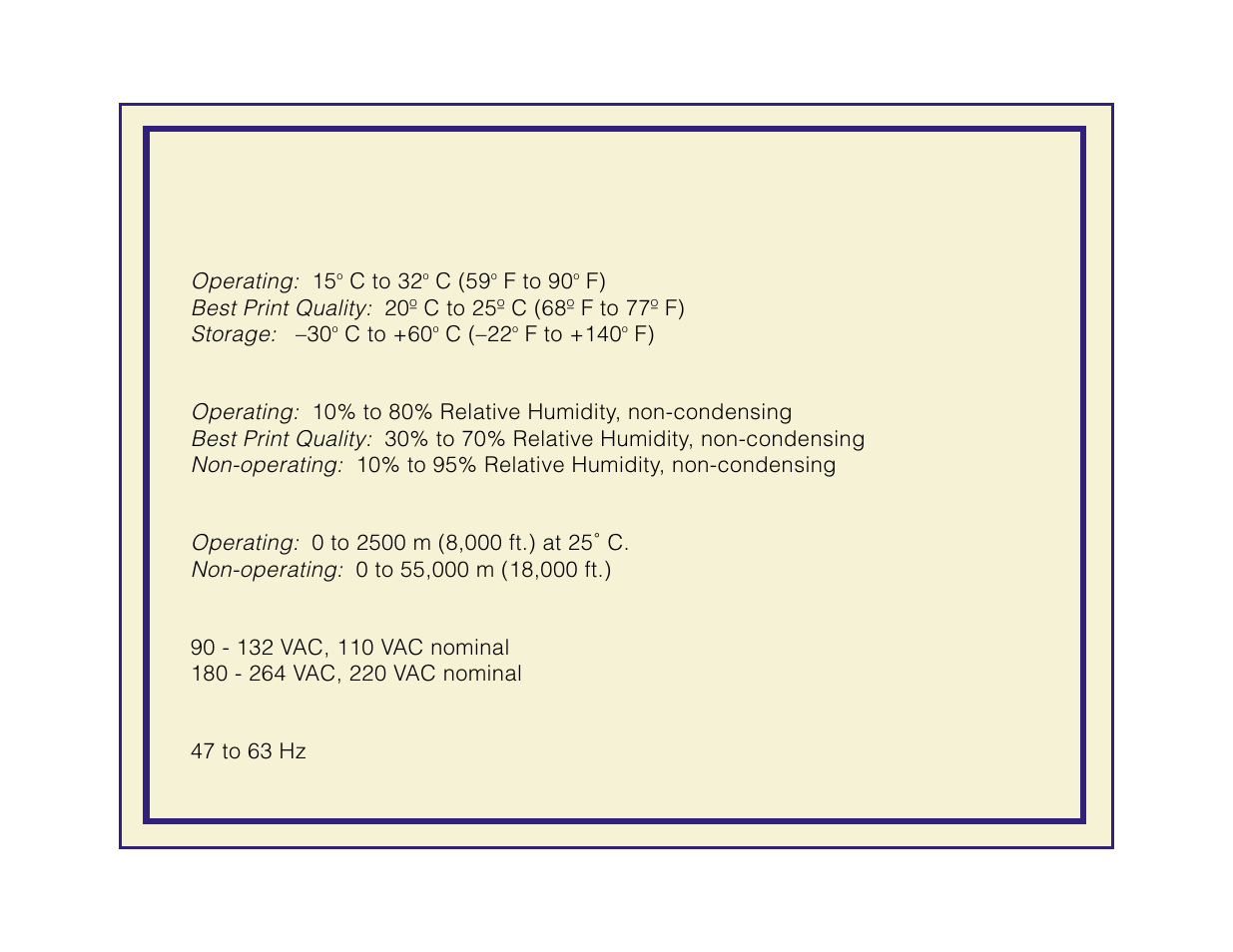 Specifications | Tektronix Phaser 600 User Manual | Page 776 / 798