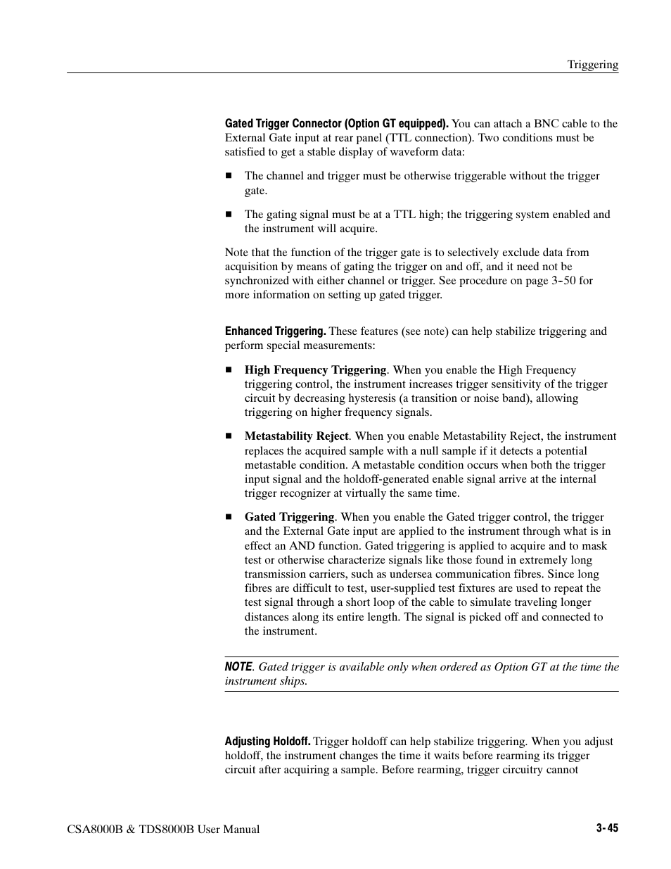 Tektronix CSA8000B User Manual | Page 119 / 354