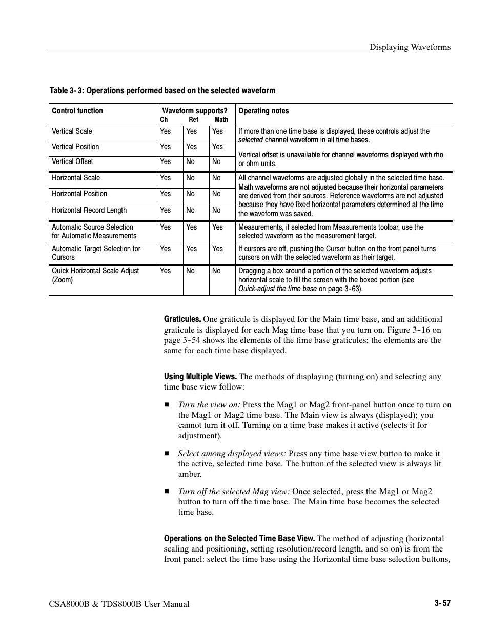Tektronix CSA8000B User Manual | Page 131 / 354