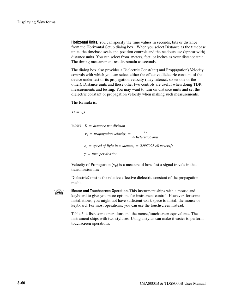 Tektronix CSA8000B User Manual | Page 134 / 354