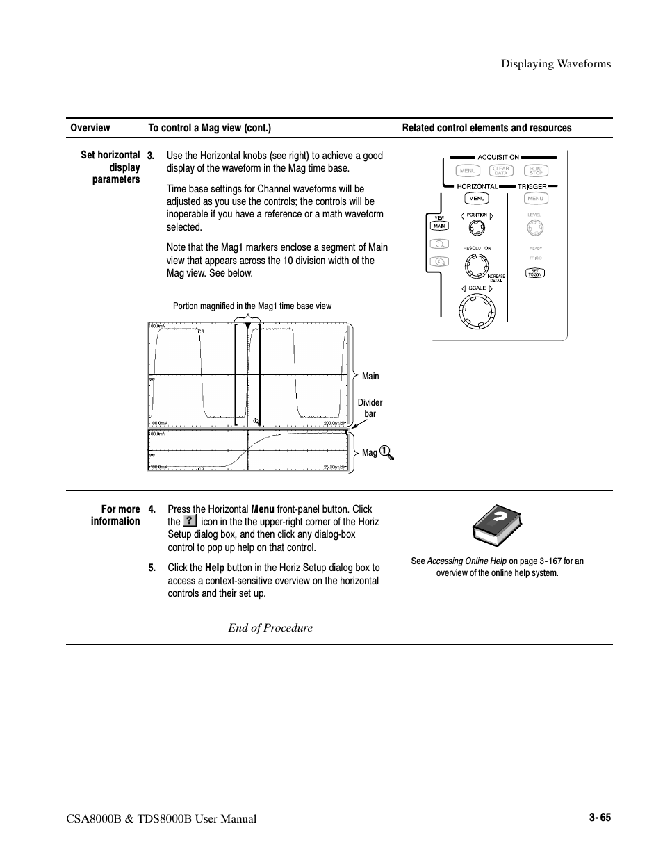 Tektronix CSA8000B User Manual | Page 139 / 354