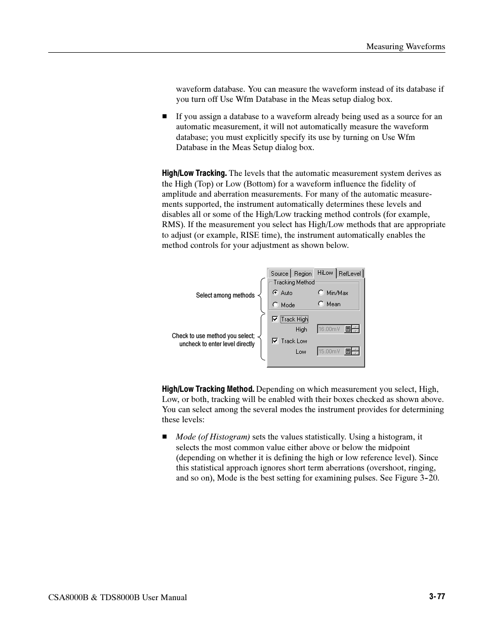 Tektronix CSA8000B User Manual | Page 151 / 354