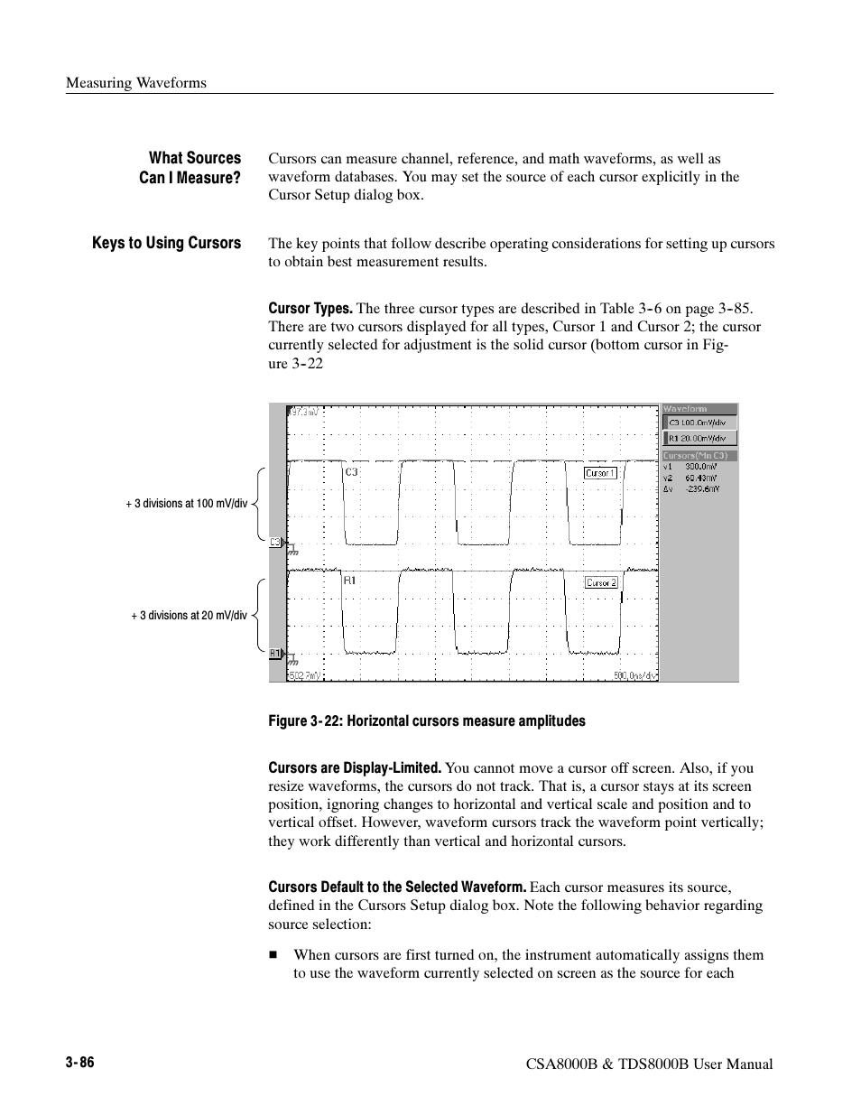 Tektronix CSA8000B User Manual | Page 160 / 354