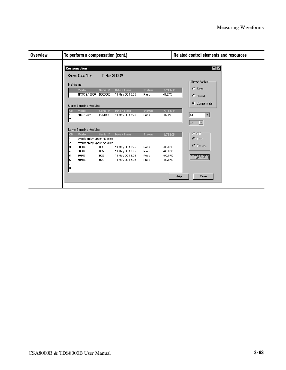 Tektronix CSA8000B User Manual | Page 167 / 354
