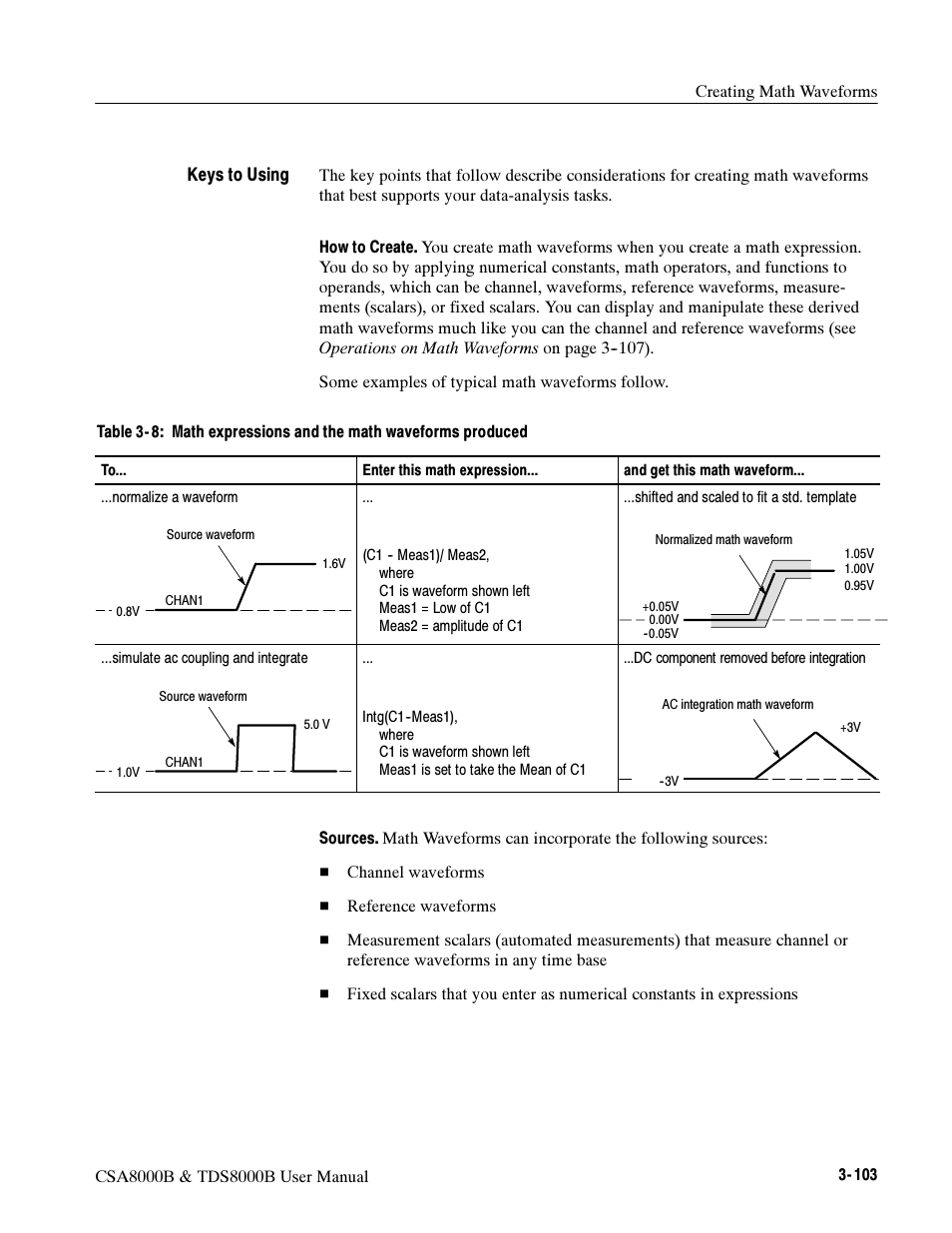 Tektronix CSA8000B User Manual | Page 177 / 354