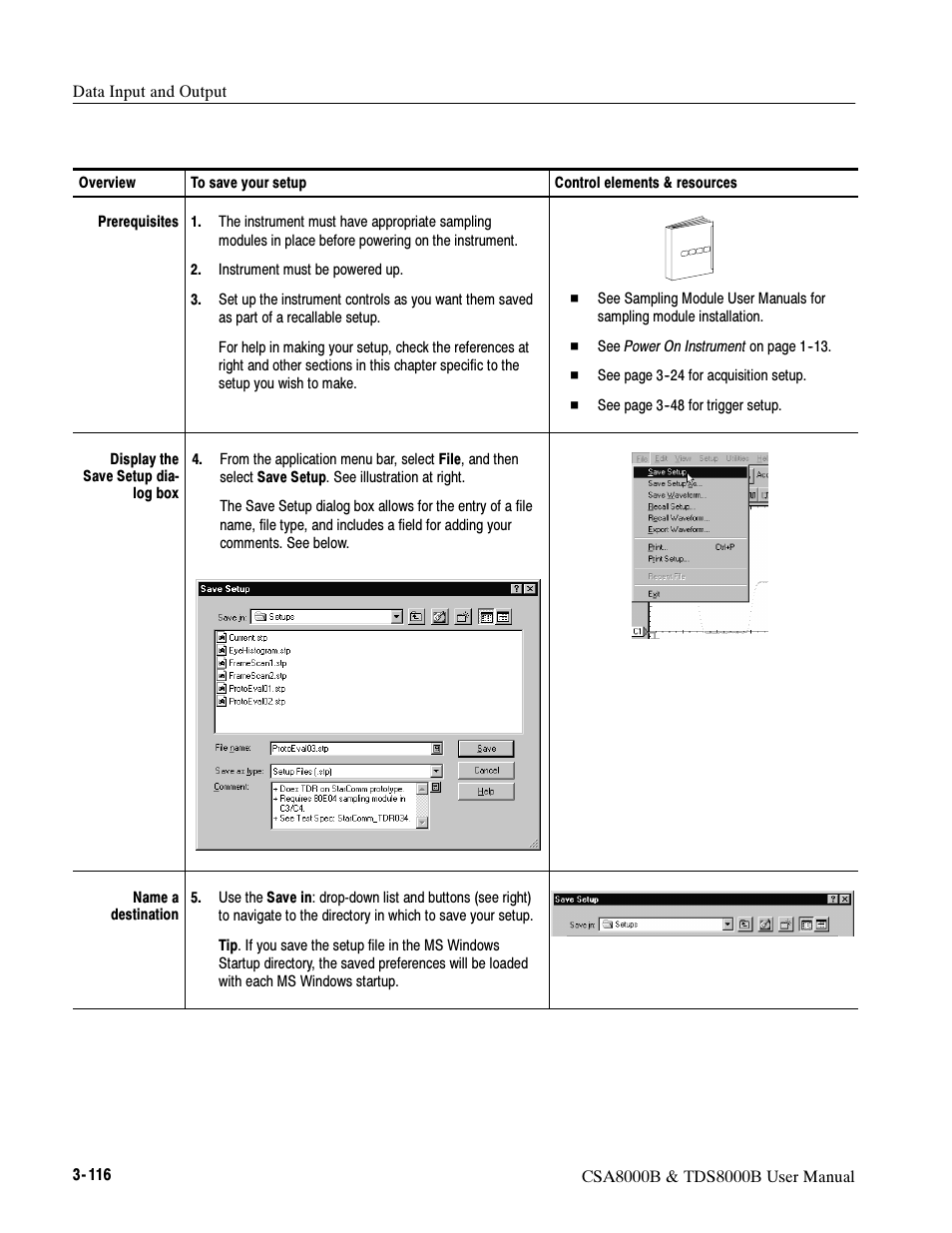 Tektronix CSA8000B User Manual | Page 190 / 354