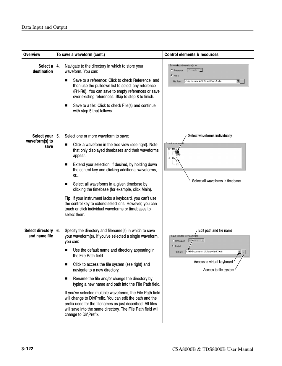 Tektronix CSA8000B User Manual | Page 196 / 354