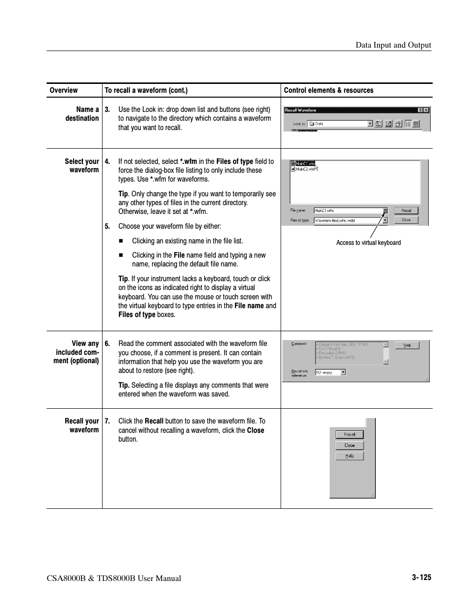 Tektronix CSA8000B User Manual | Page 199 / 354