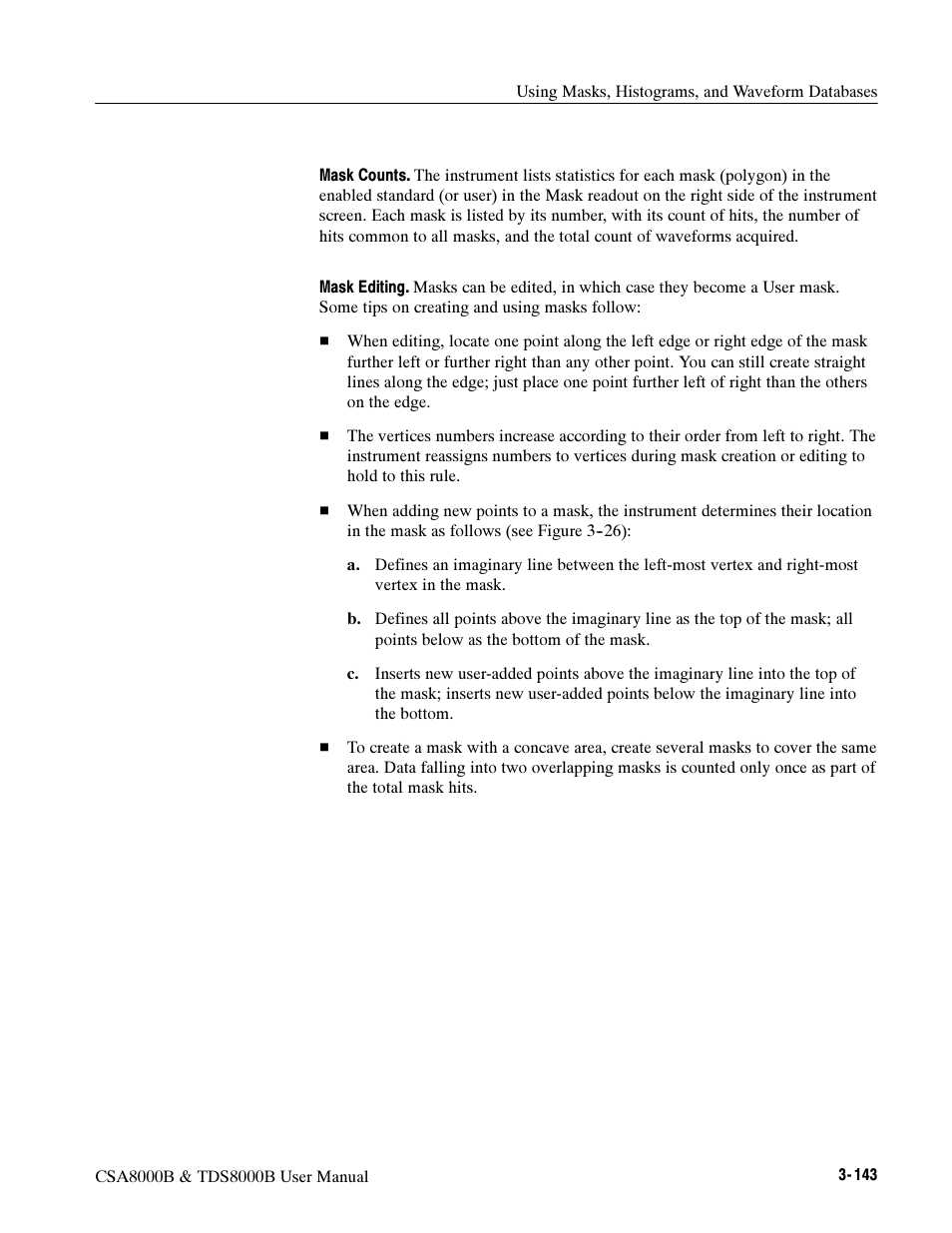 Tektronix CSA8000B User Manual | Page 217 / 354