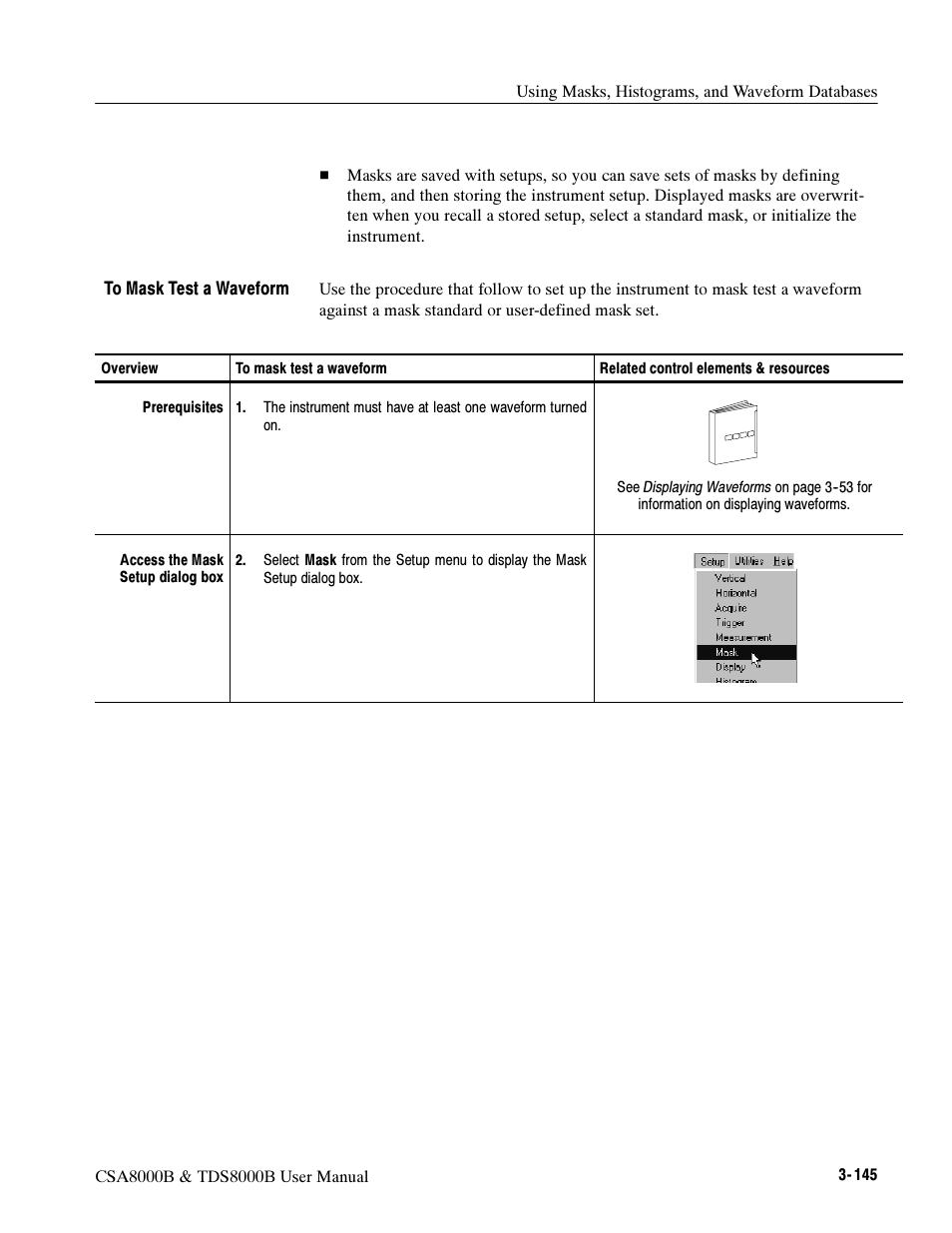 Tektronix CSA8000B User Manual | Page 219 / 354