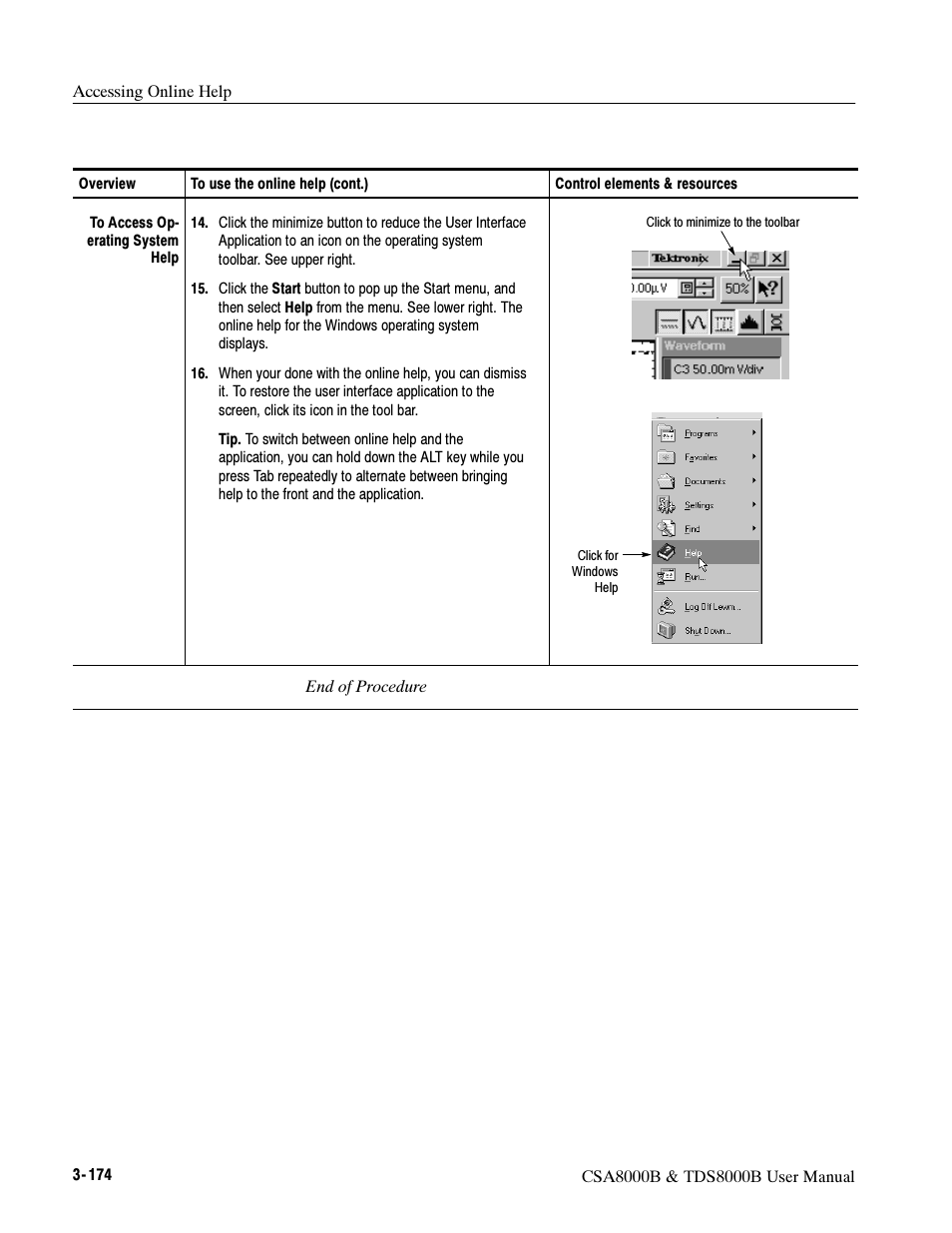 Tektronix CSA8000B User Manual | Page 248 / 354