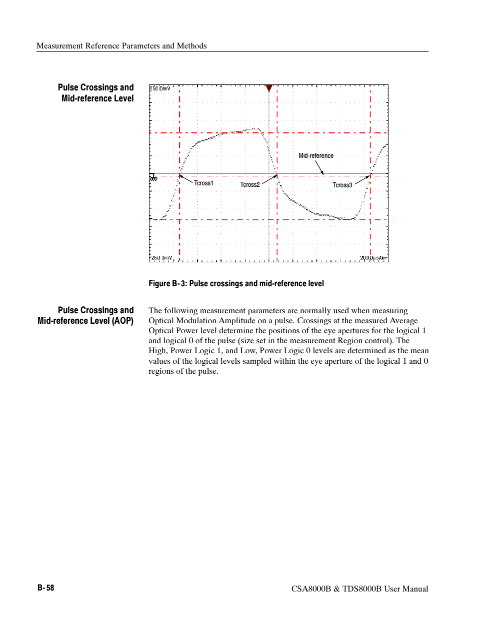 Tektronix CSA8000B User Manual | Page 320 / 354