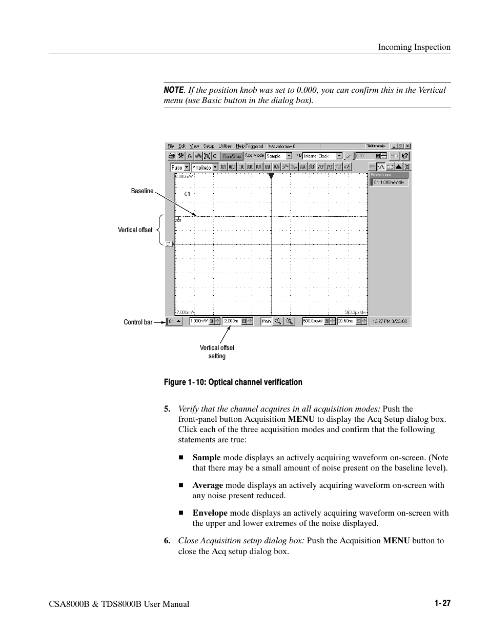 Tektronix CSA8000B User Manual | Page 45 / 354