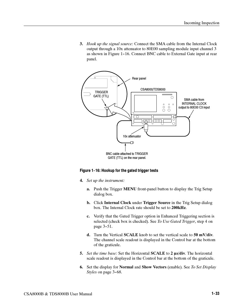 Tektronix CSA8000B User Manual | Page 51 / 354