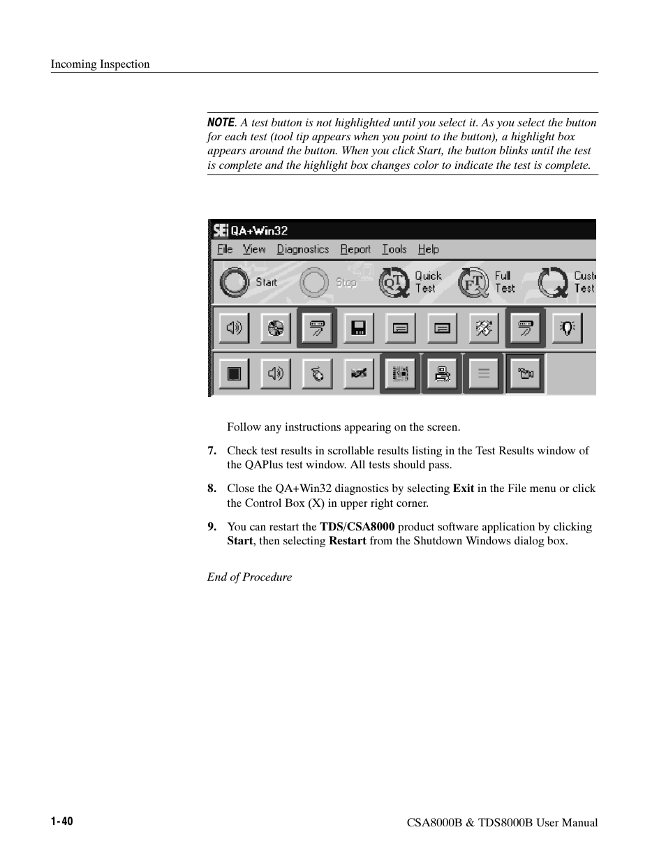 Tektronix CSA8000B User Manual | Page 58 / 354
