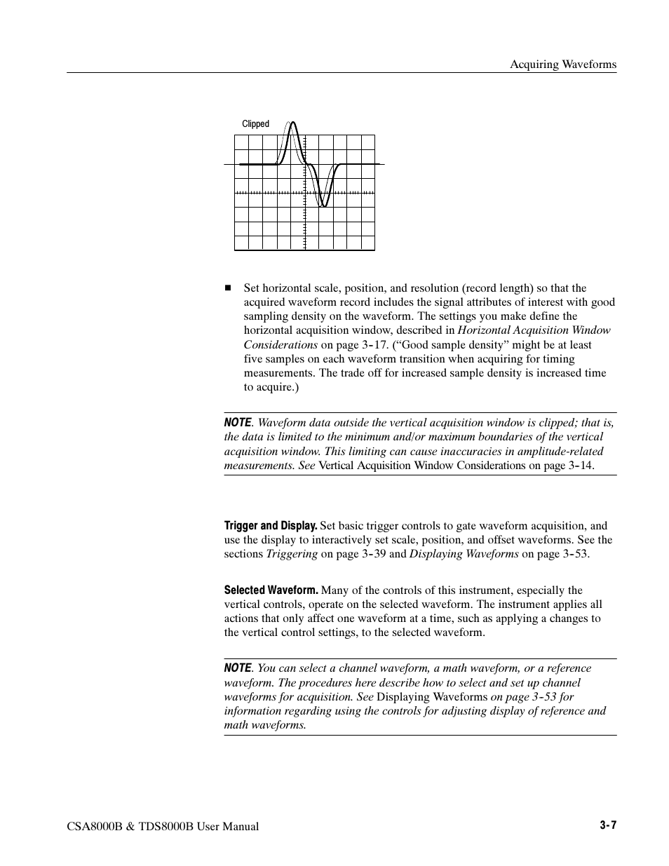 Tektronix CSA8000B User Manual | Page 81 / 354