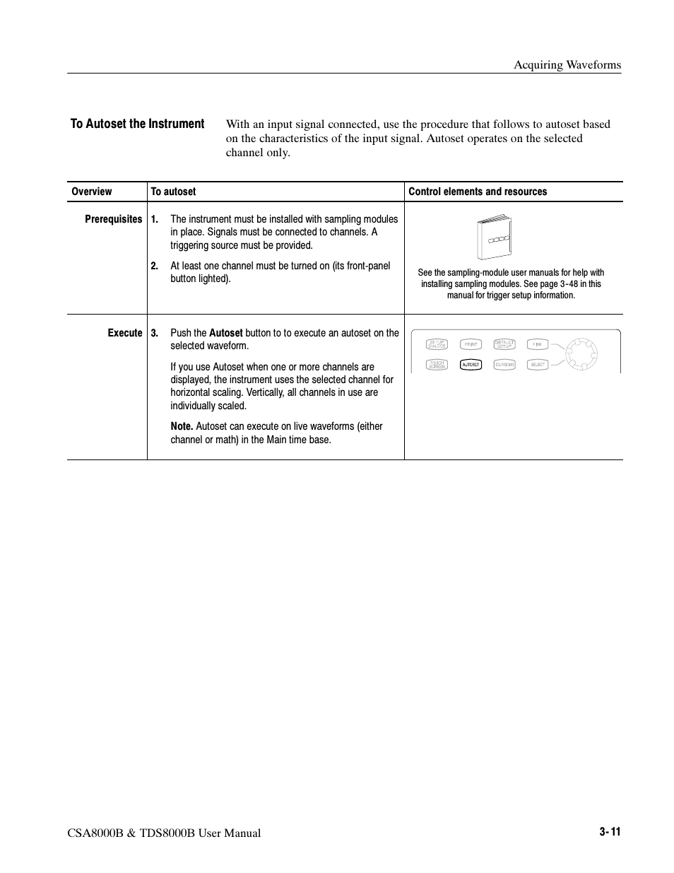 Tektronix CSA8000B User Manual | Page 85 / 354