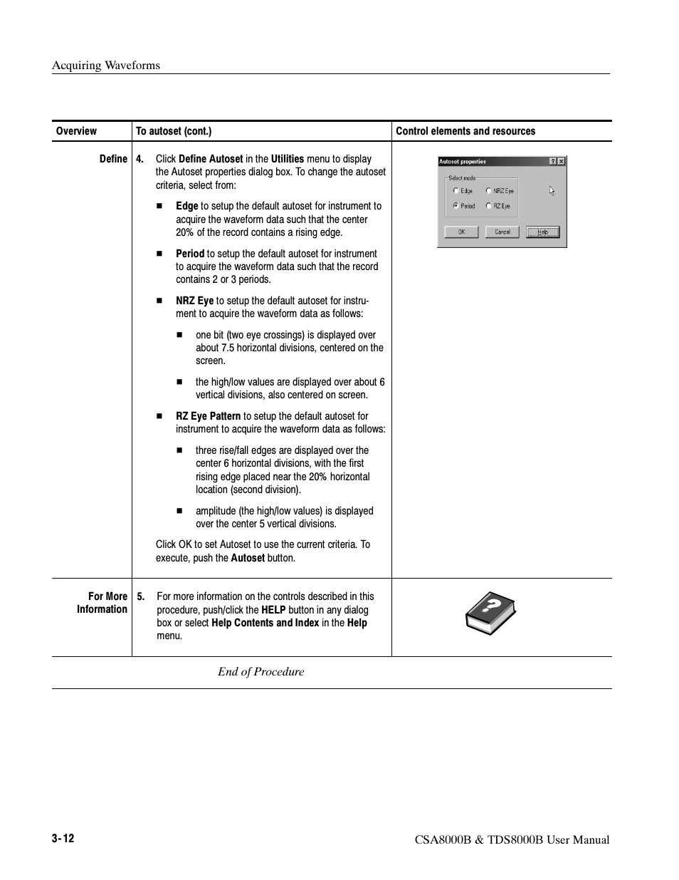 Tektronix CSA8000B User Manual | Page 86 / 354