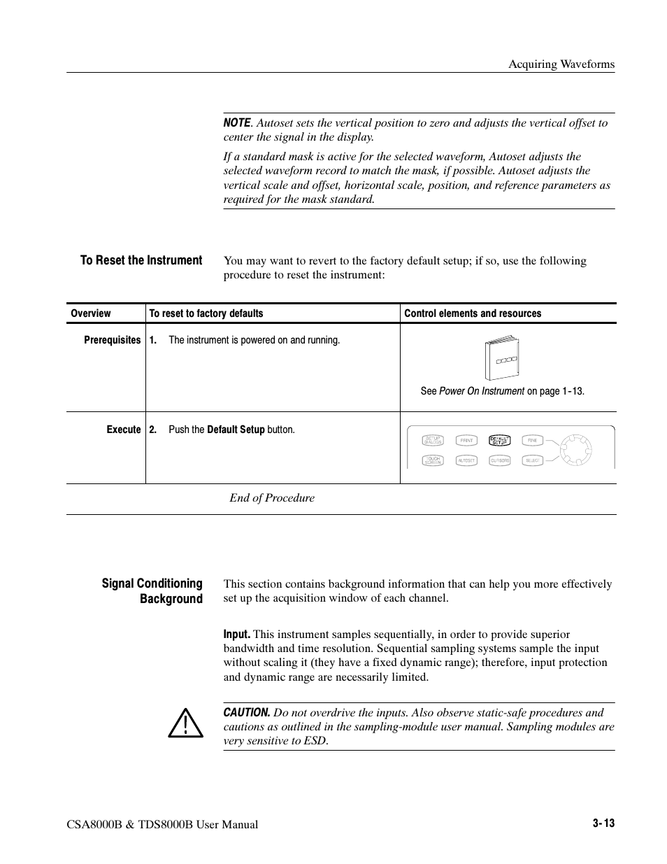 Tektronix CSA8000B User Manual | Page 87 / 354