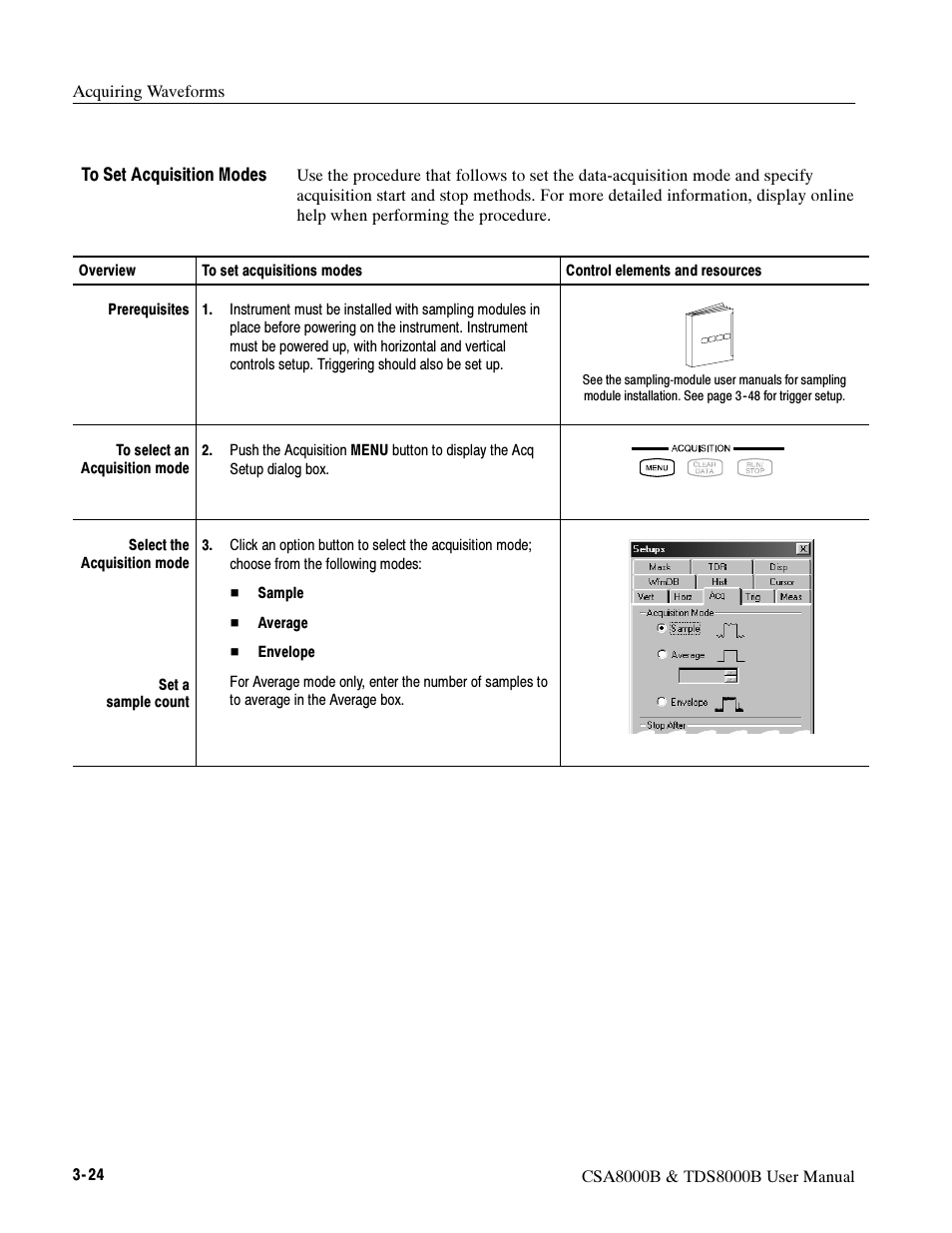 Tektronix CSA8000B User Manual | Page 98 / 354