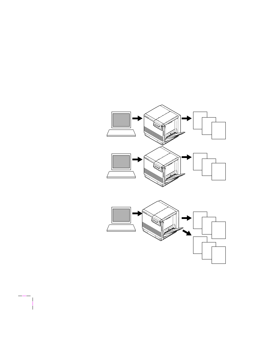 Using the quick collate option | Tektronix 560 User Manual | Page 130 / 259