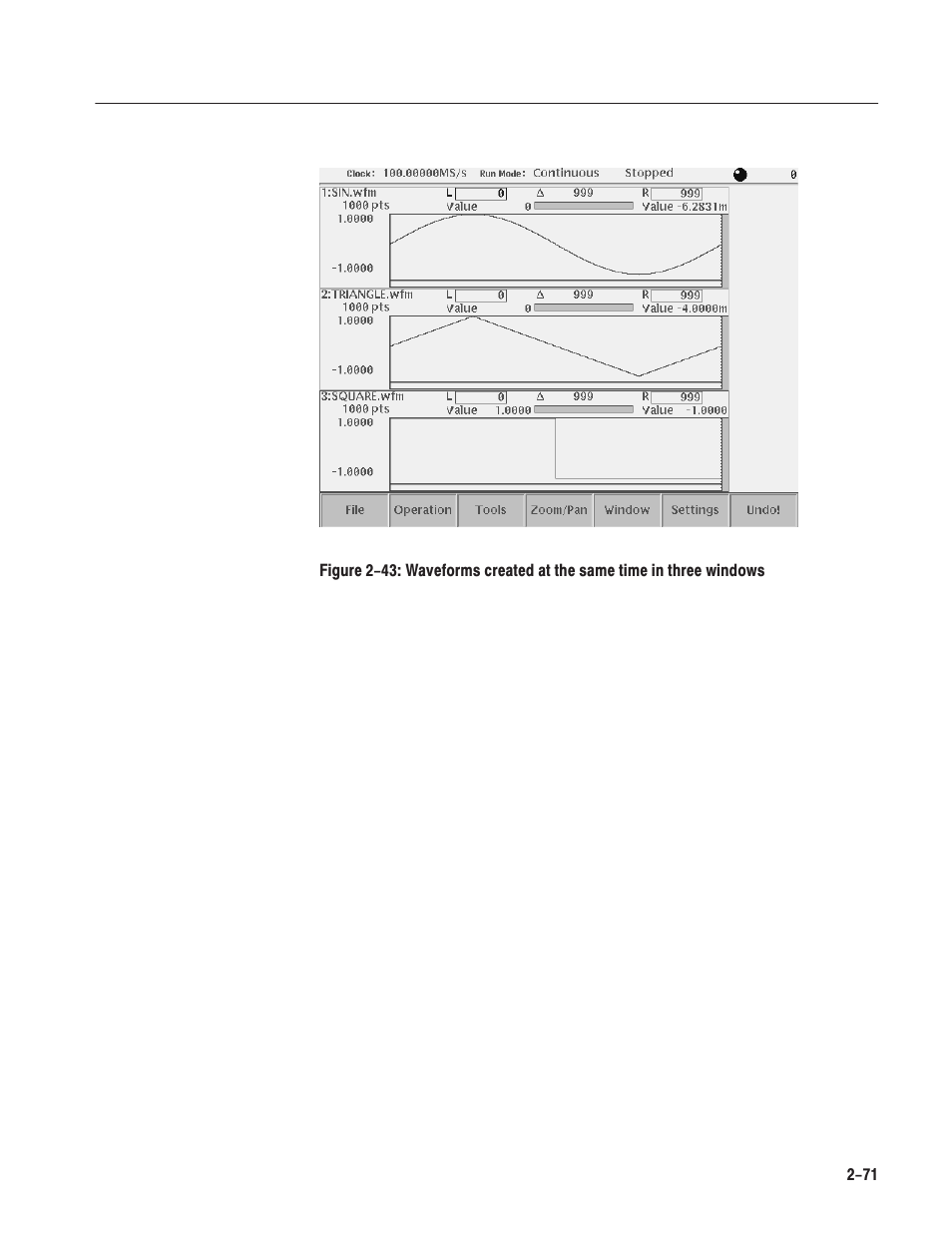 Tektronix AWG610 User Manual | Page 109 / 466