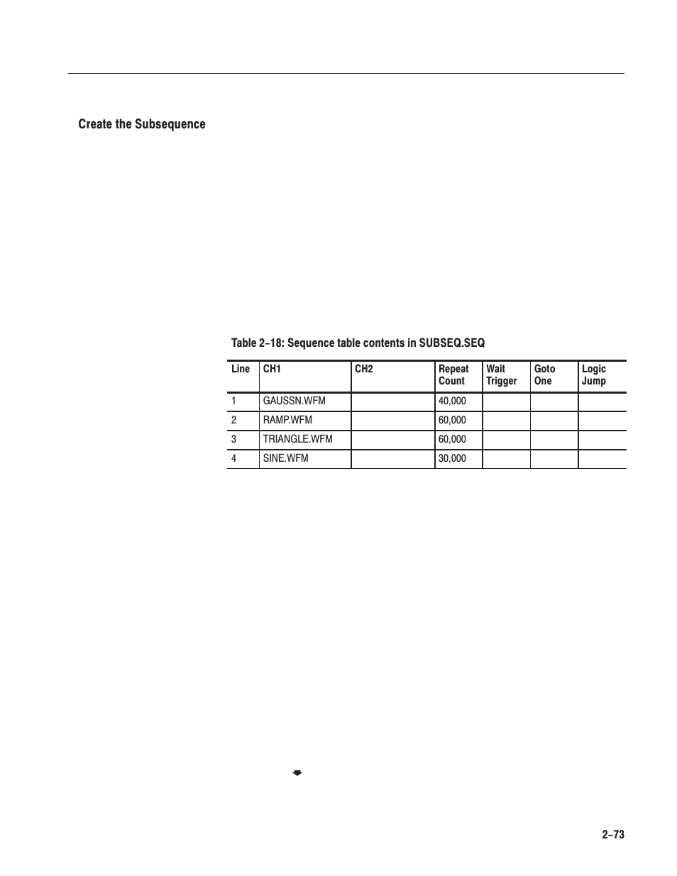 Tektronix AWG610 User Manual | Page 111 / 466