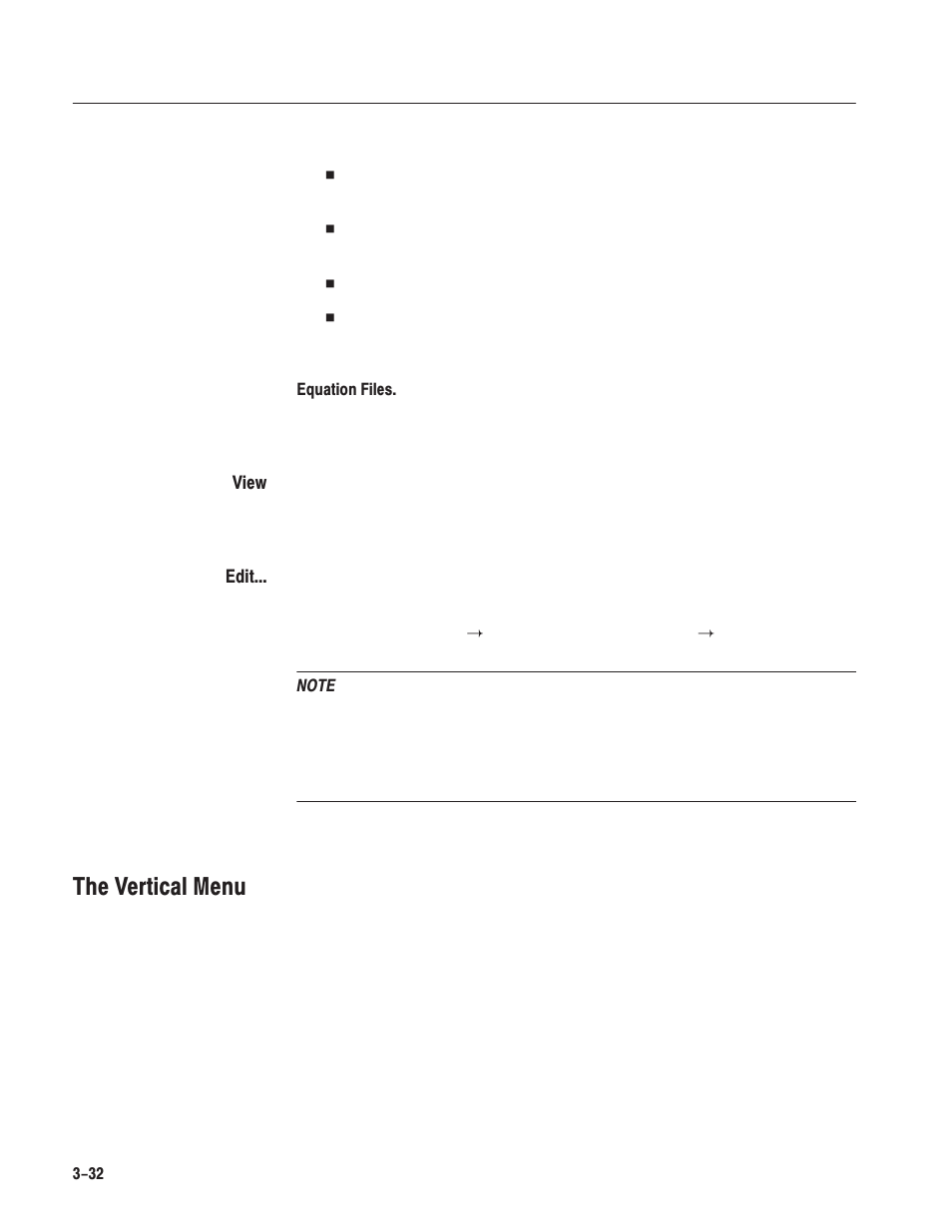 The vertical menu | Tektronix AWG610 User Manual | Page 150 / 466