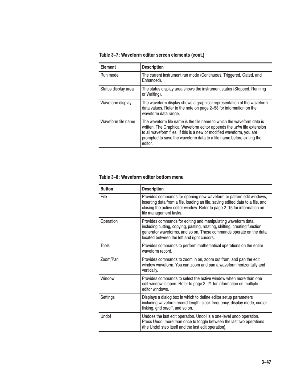 Tektronix AWG610 User Manual | Page 165 / 466