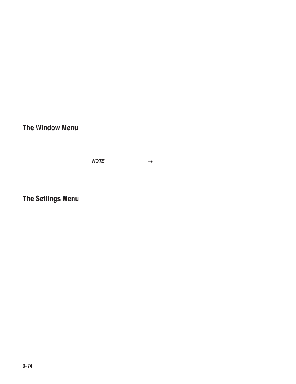 The window menu, The settings menu | Tektronix AWG610 User Manual | Page 192 / 466