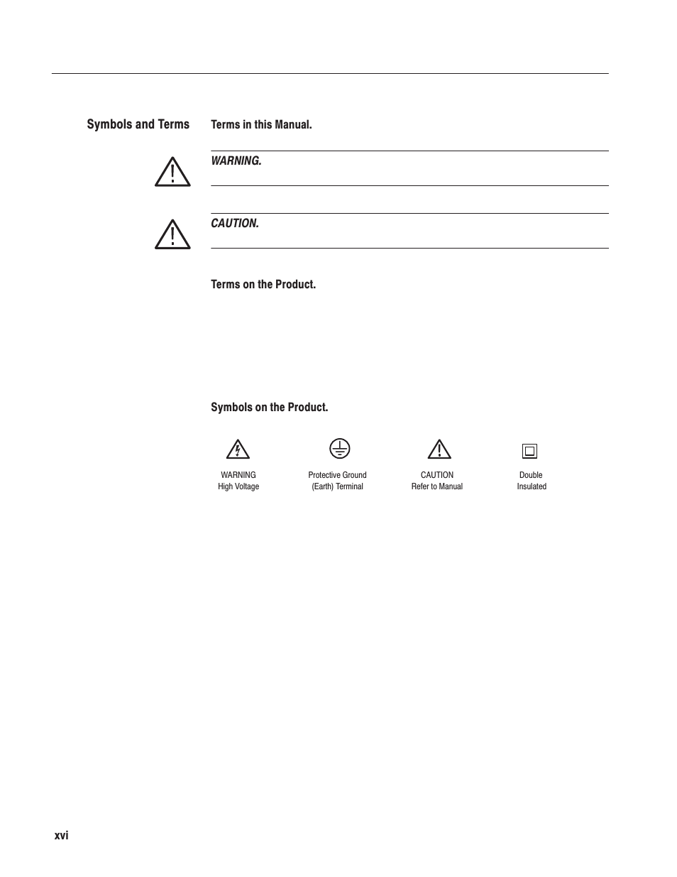 Tektronix AWG610 User Manual | Page 20 / 466