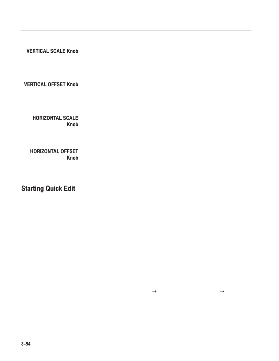 Starting quick edit | Tektronix AWG610 User Manual | Page 212 / 466