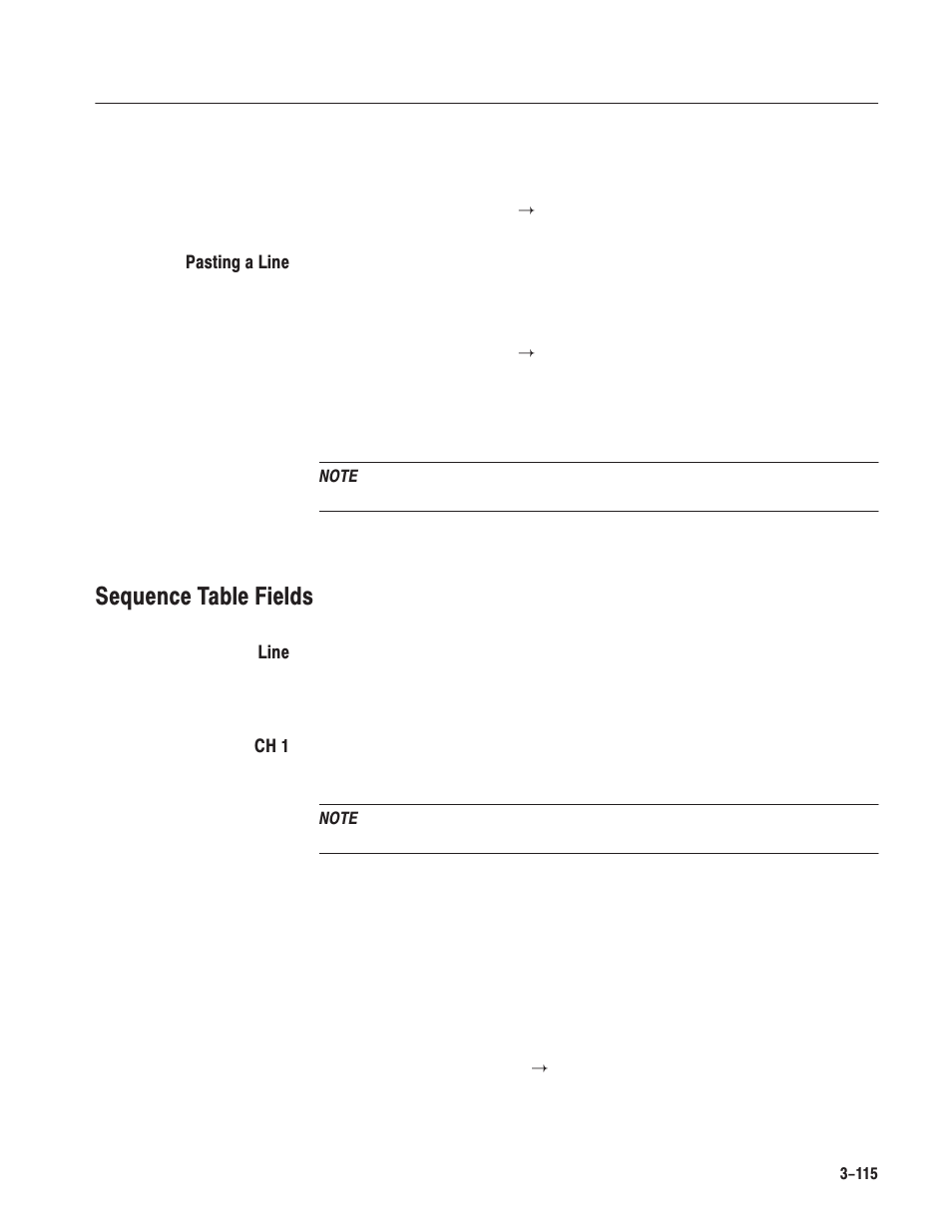 Sequence table fields | Tektronix AWG610 User Manual | Page 233 / 466
