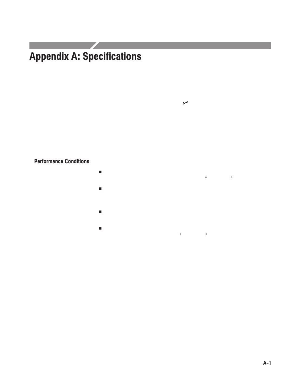 Appendix a:specifications, Appendix a: specifications | Tektronix AWG610 User Manual | Page 347 / 466