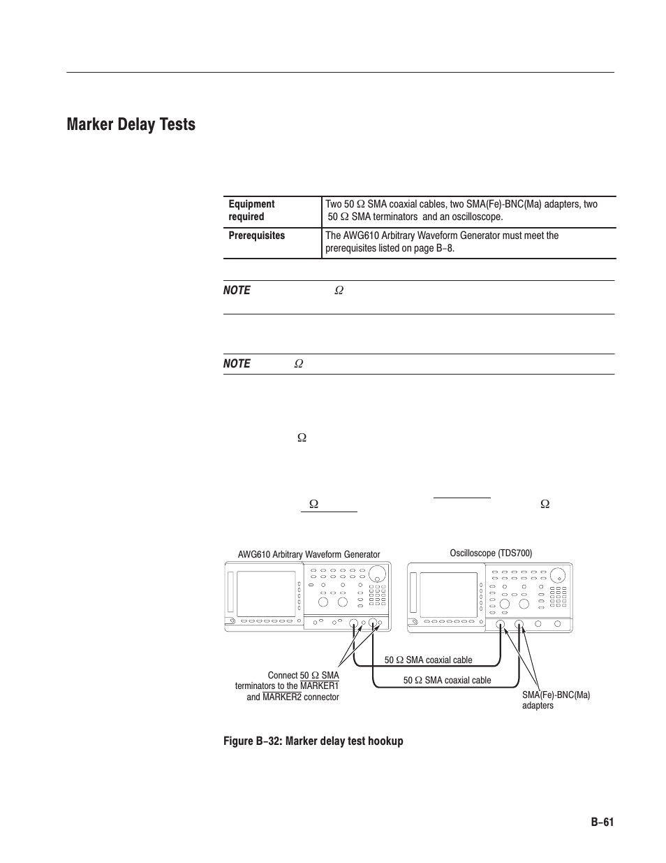 Marker delaytests | Tektronix AWG610 User Manual | Page 421 / 466