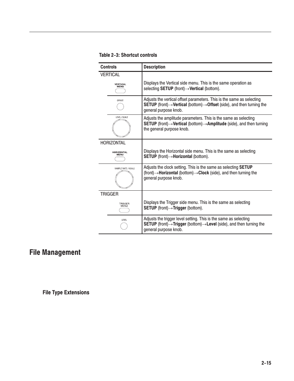 File management | Tektronix AWG610 User Manual | Page 53 / 466