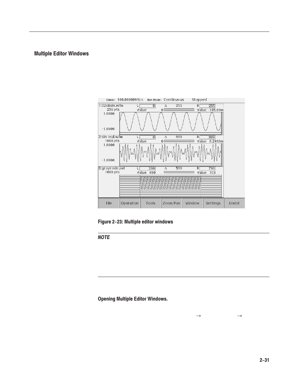 Tektronix AWG610 User Manual | Page 69 / 466