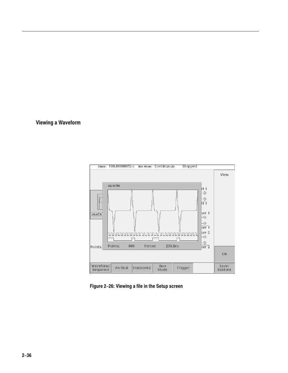 Tektronix AWG610 User Manual | Page 74 / 466