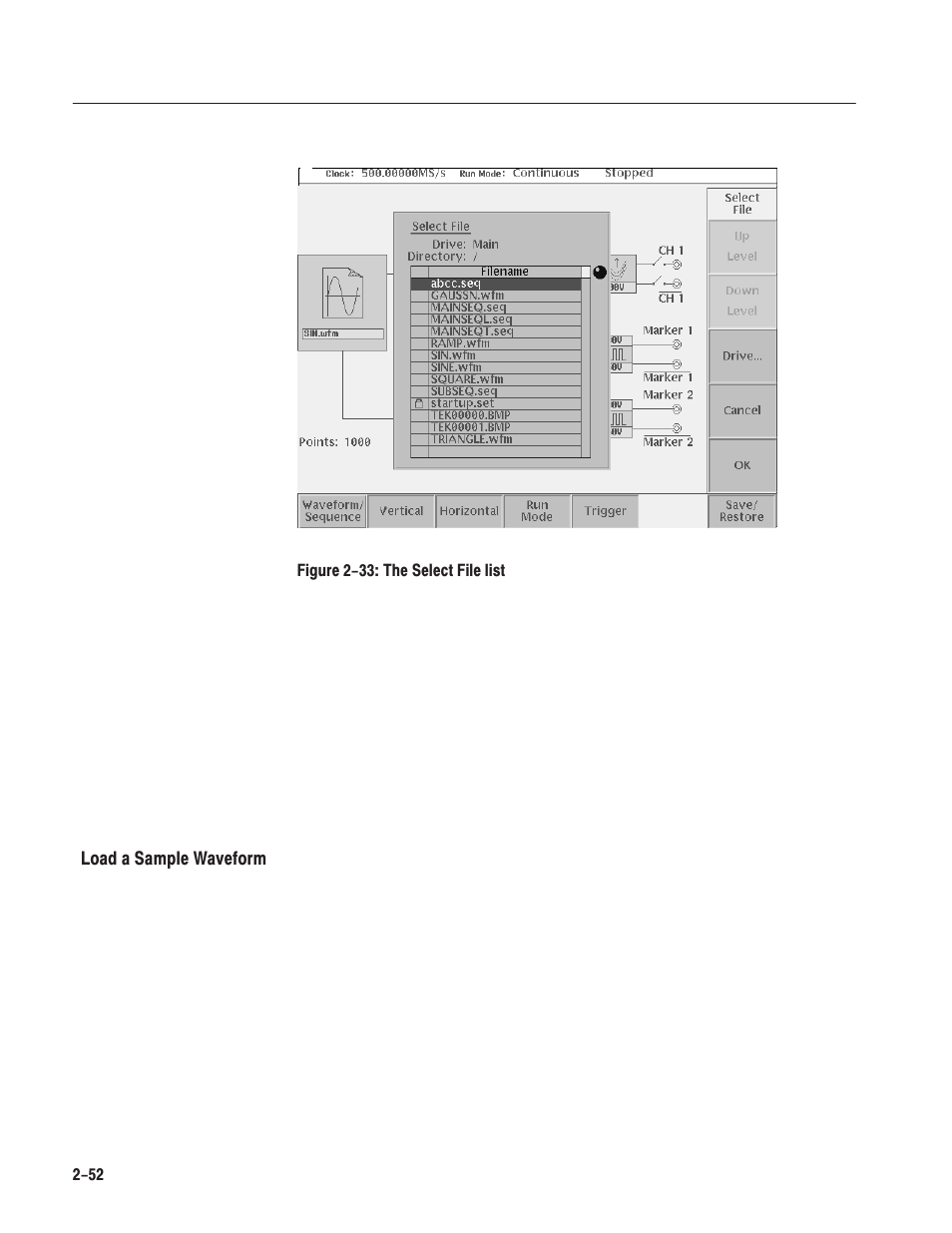 Tektronix AWG610 User Manual | Page 90 / 466