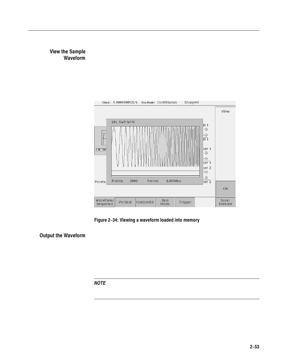 Tektronix AWG610 User Manual | Page 91 / 466