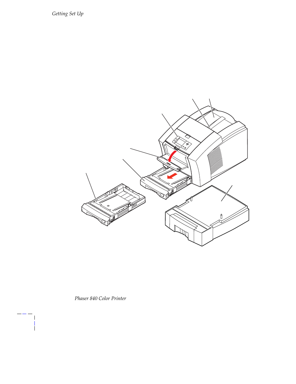 An illustrated guide to your printer | Tektronix Phaser 840 Color Printer 071-0389-00 User Manual | Page 10 / 41