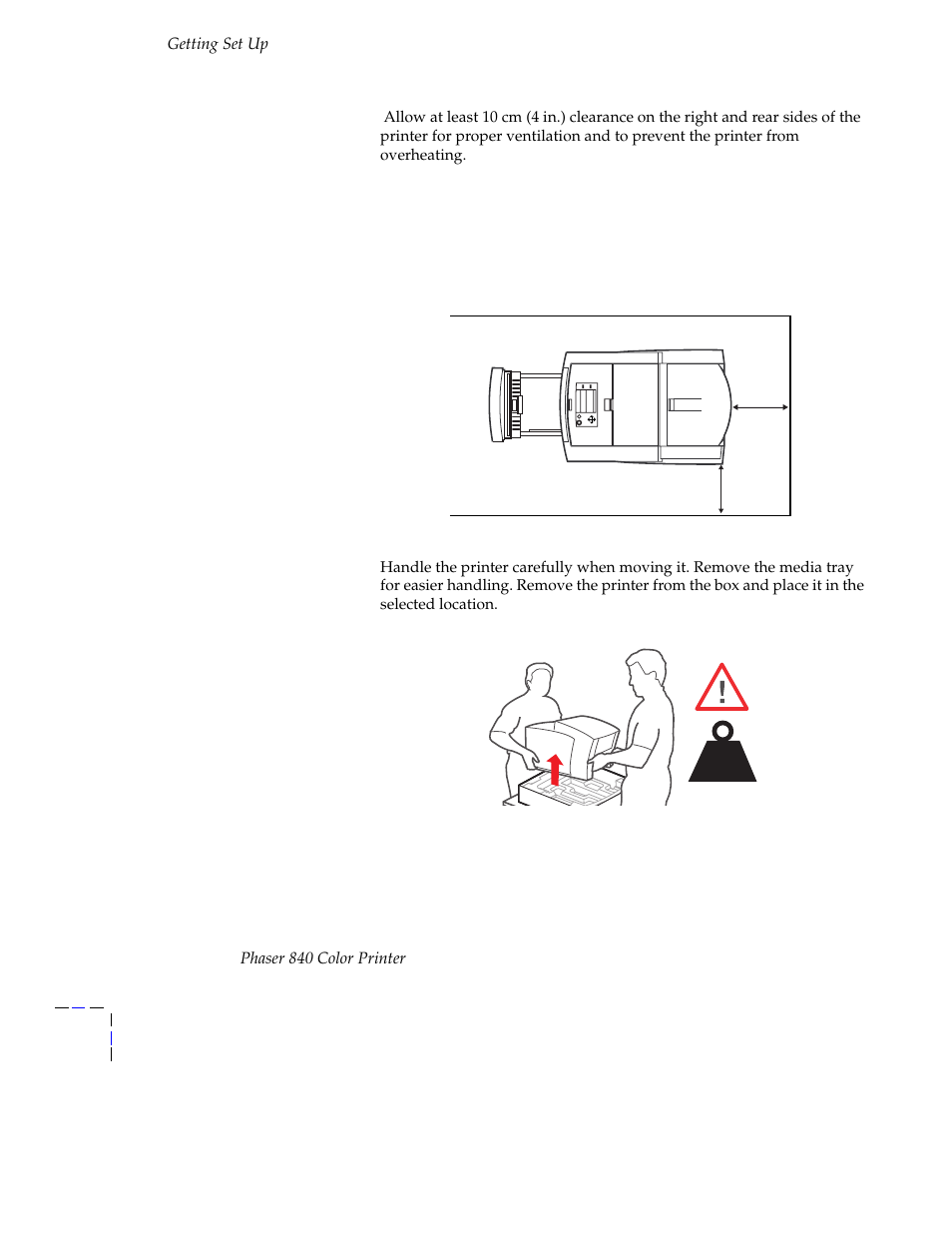 Tektronix Phaser 840 Color Printer 071-0389-00 User Manual | Page 14 / 41
