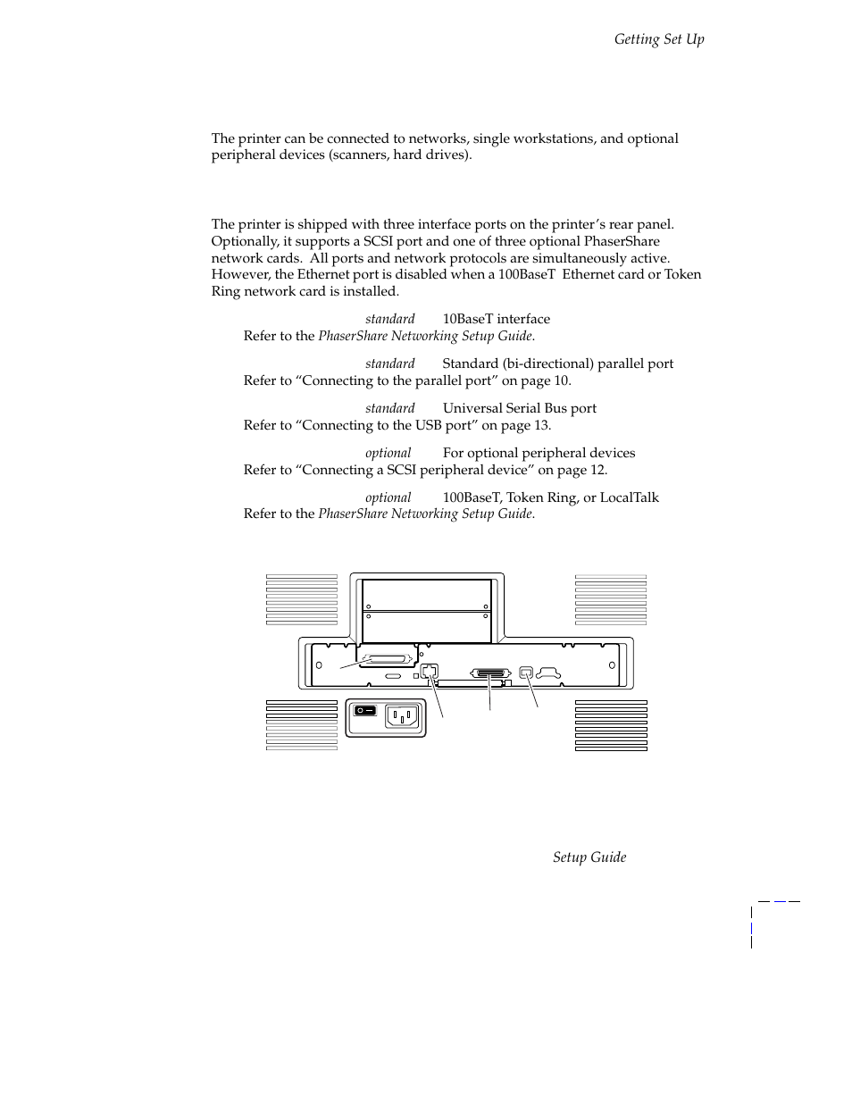 Connect the printer | Tektronix Phaser 840 Color Printer 071-0389-00 User Manual | Page 15 / 41