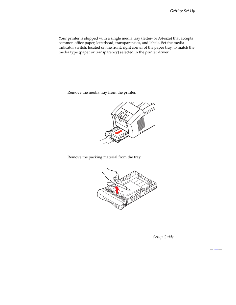 Load media | Tektronix Phaser 840 Color Printer 071-0389-00 User Manual | Page 23 / 41